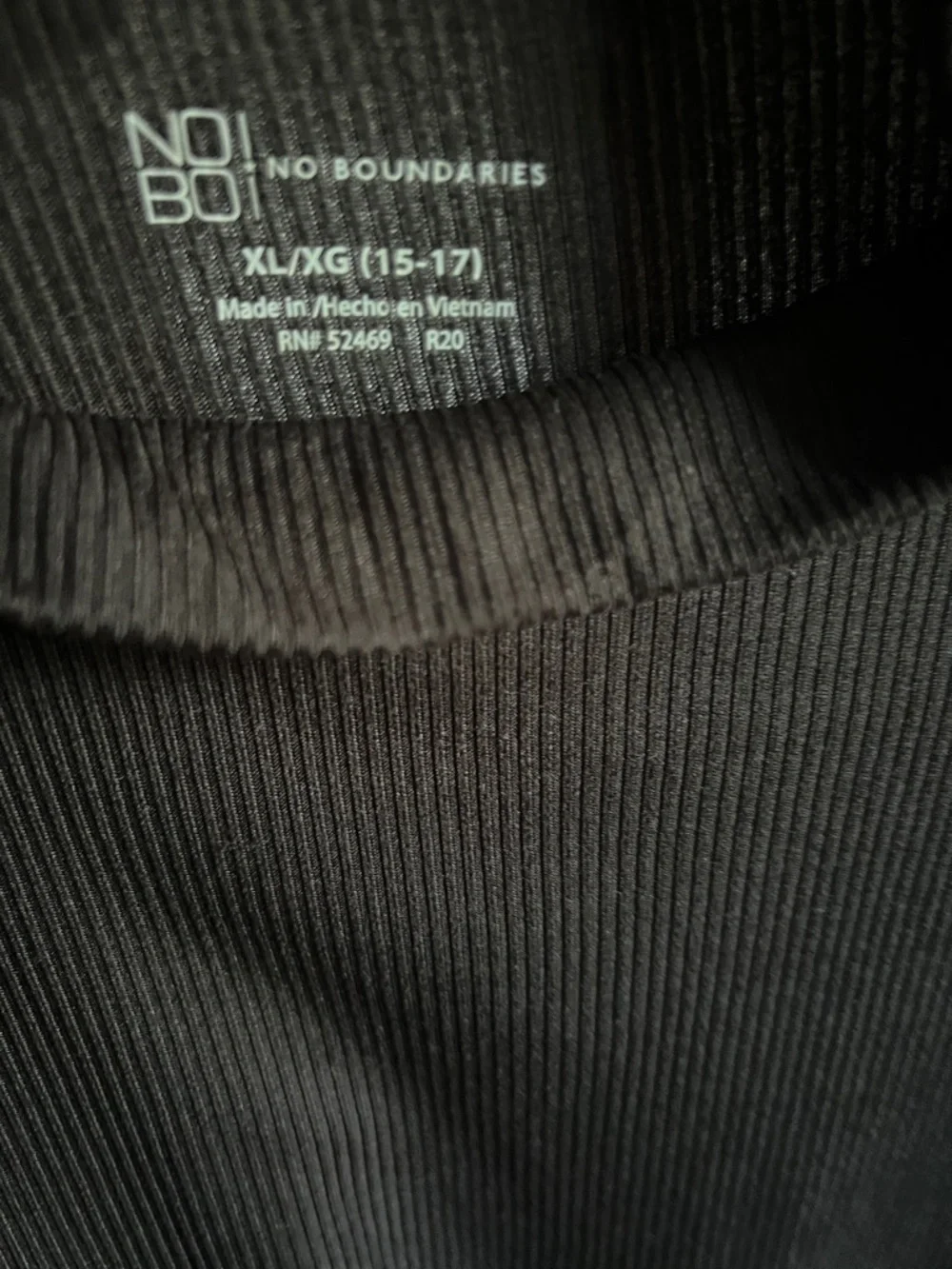 Ribbed Mock Neck Long Sleeve